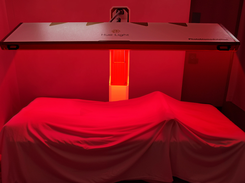 에스테틱 베드 호환형 Wing PBM 패널, 공간 절약형 웰니스 장비