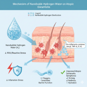 [2025 최신 임상] “아토피·염증 피부, 물만 바꿔도 달라진다” 나노버블 수소수의 놀라운 과학
