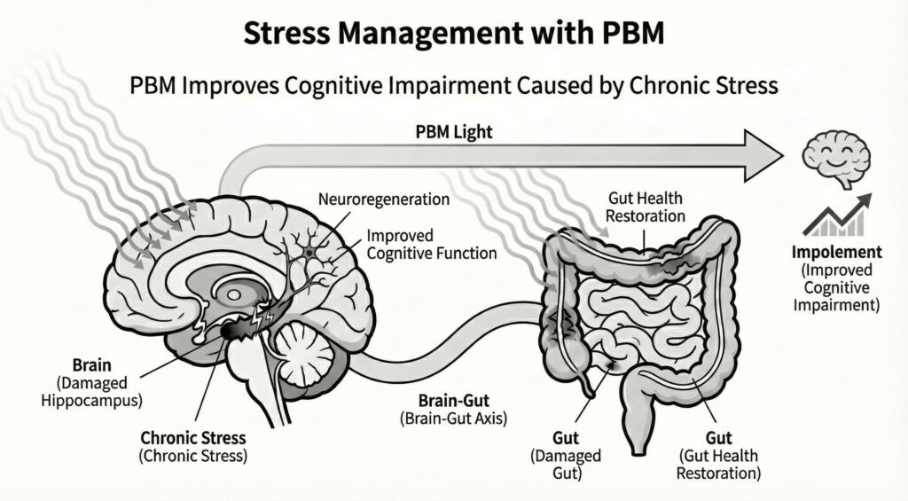 Brain–gut_photobiomodulation_restores_cognitive_alterations